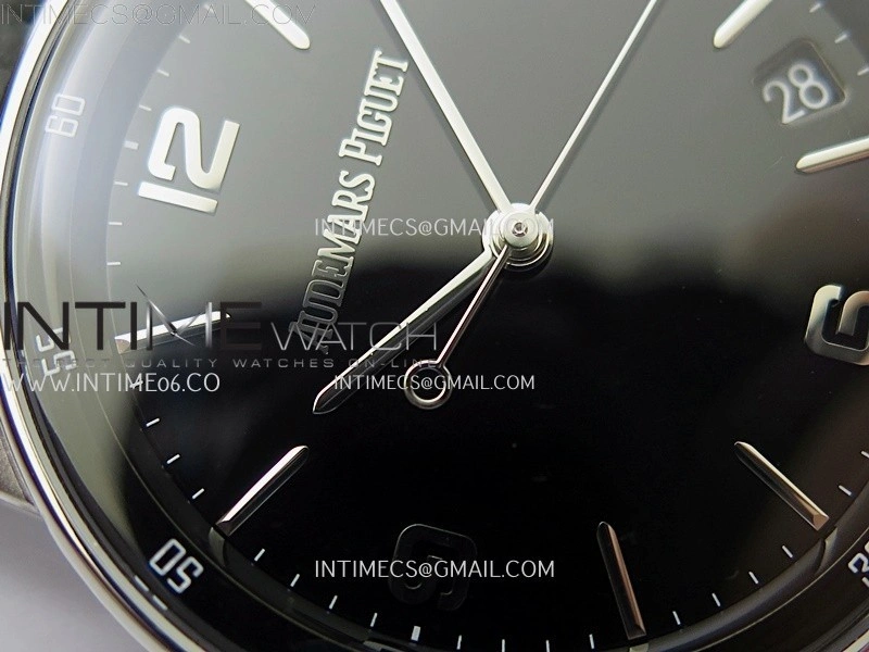 Code 11.59 SS 15210 APSF 1:1 Best Edition Black Dial on Black Leather Strap SA4302 Super Clone